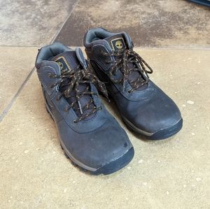 Timberland Boys Waterproof Brown Boots Size 4.5